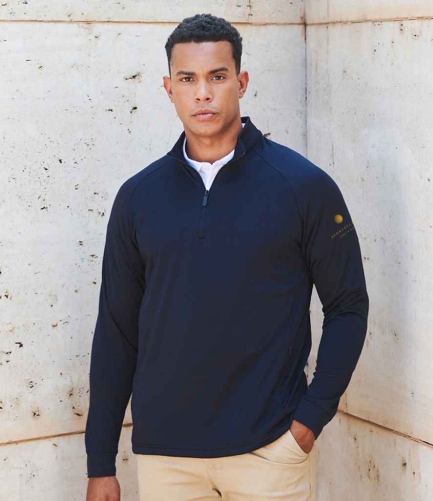 Zip Neck Wicking Golf Top